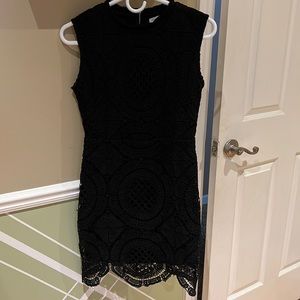 Very beautiful black lace dress!